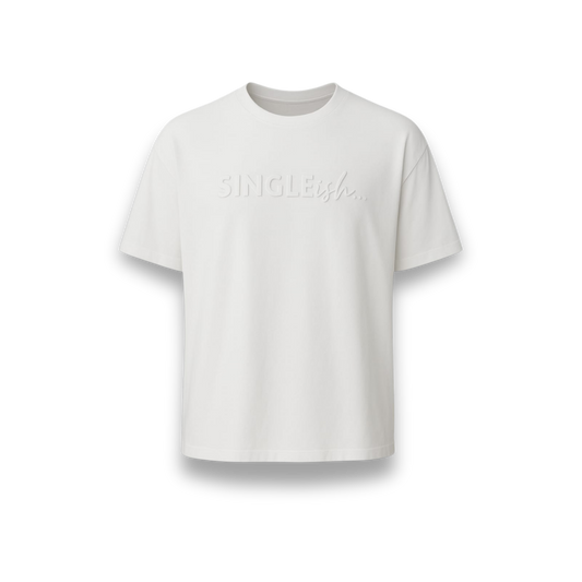 Singleish... Oversized Embossed Tee